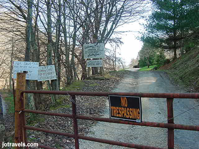 the road to Butcher Hollow Kentucky